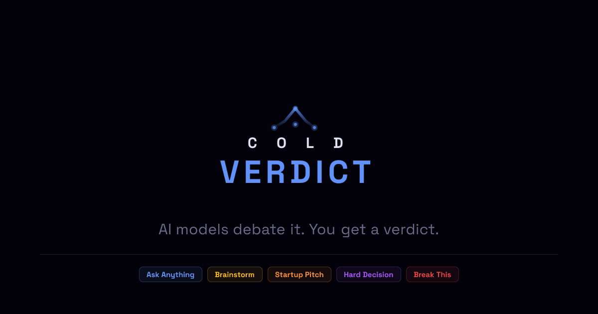 ColdVerdict